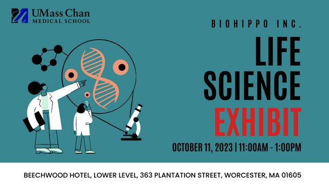Exhibition at AbbVie Pharmaceuticals | UMass Medical School on October 11, 2023.