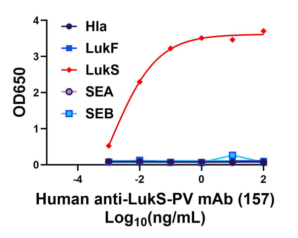 Chimeric anti-LukS mAb (175) - Figure 1 of 1