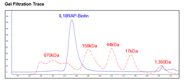 IL18RAP, Fc Fusion (lgG1), Avi-Tag HiP™ Recombinant – Figure 1 of 1