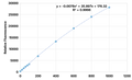 Figure 1. 0-1000 ng linear relationship