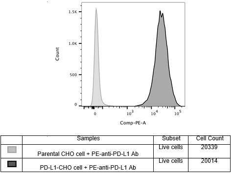 PD-L1 - CHO Recombinant Cell Line – Figure 1 of 1