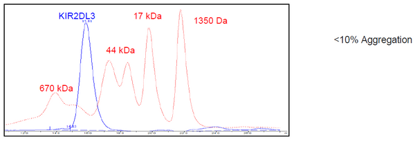 KIR2DL3, Fc fusion, Avi-Tag HiP™ Recombinant – Figure 1 of 2