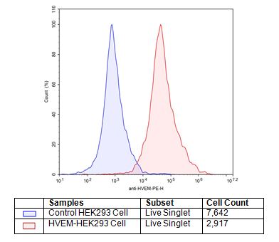 HVEM - HEK293 Recombinant Cell Line – Figure 1 of 1