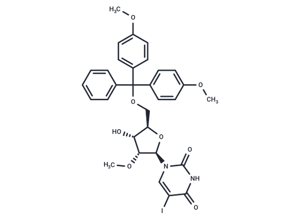 2'-O-Methyl-5'-O-DMT-5-iodouridine – Figure 1 of 1