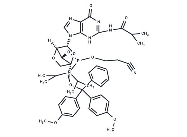 DMTr-LNA-G(iBu)-3'-CED-phosphoramidite – Figure 1 of 1