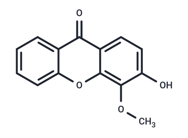 3-Hydroxy-4-methoxyxanthone – Figure 1 of 1
