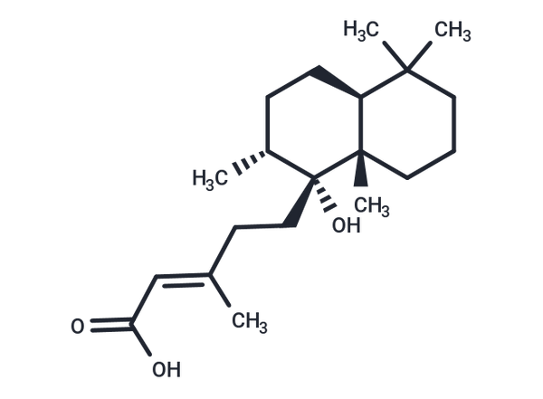 9-Hydroxy-13E-labden-15-oic acid – Figure 1 of 1