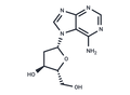 6-Amino-9-[2-deoxy-β-D-ribofuranosyl]-9H-purine – Figure 1 of 1