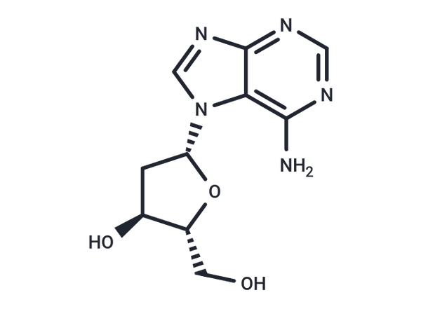 6-Amino-9-[2-deoxy-β-D-ribofuranosyl]-9H-purine – Figure 1 of 1