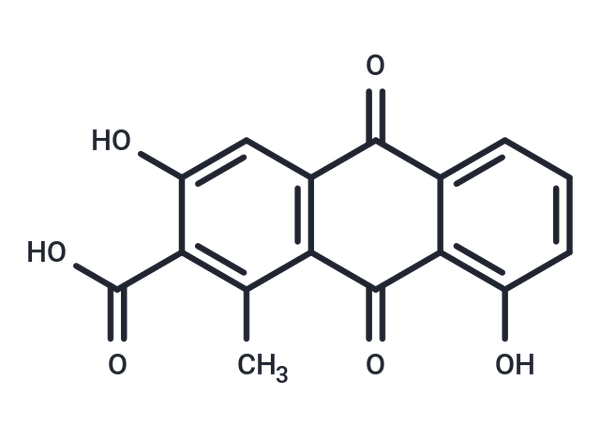 3,8-Dihydroxy-1-methylanthraquinone-2-carboxylic a – Figure 1 of 1