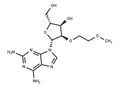 2'-O-(2-Methoxyethyl)-2-aminoadenosine – Figure 1 of 1