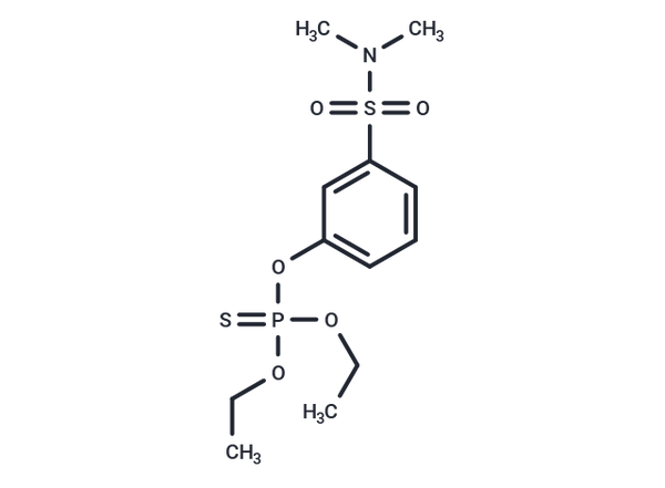 Phosphorothioic acid, O,O-diethyl ester, O-ester with m-hydroxy-N,N-dimethylbenzenesulfonamide – Figure 1 of 1