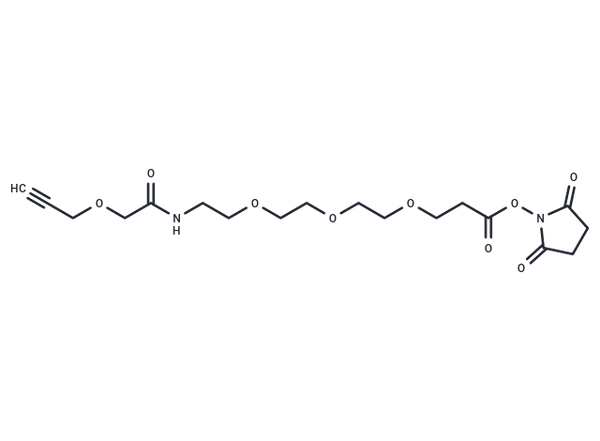 Propargyl-O-C1-amido-PEG3-C2-NHS ester – Figure 1 of 1