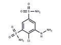 m-Benzenedisulfonamide, 4-chloro-5-hydrazino- – Figure 1 of 1