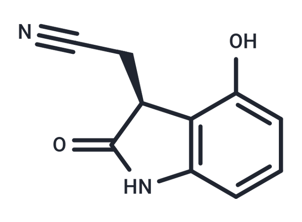 2-(4-Hydroxy-2-oxoindolin-3-yl)acetonitrile – Figure 1 of 1