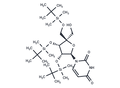 2',3',5'-Tri-O-(t-butyldimethylsilyl)-4'-C-hydroxymethyl uridine – Figure 1 of 1