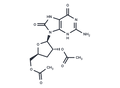 3'-Deoxy-2',5'-di-O-acetyl-8-hydroxyguanosine – Figure 1 of 1
