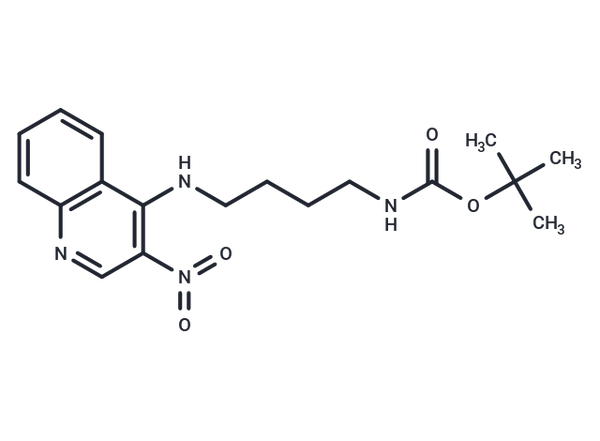 N4-(4-Boc-aminobutyl)-3-nitroqunoline-4-amine – Figure 1 of 1