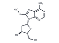 2'-Deoxy-8-methylthio-adenosine – Figure 1 of 1