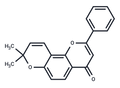 6'',6''-Dimethylpyrano[2'',3'':7,8]flavone – Figure 1 of 1
