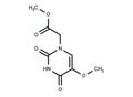 5-Methoxyuracil-1-yl  acetic acid methyl ester – Figure 1 of 1