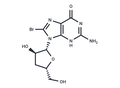 8-Bromo-3'-deoxyguanosine – Figure 1 of 1