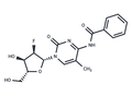 2'-Deoxy-2'-fluoro-N4-benzoyl-5-methylcytidine – Figure 1 of 1