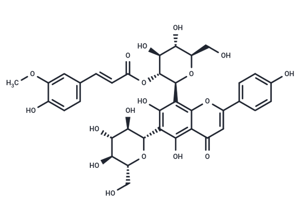 Apigenin 6-C-(2-O-feruloyl)glucoside 8-C-glucoside – Figure 1 of 1