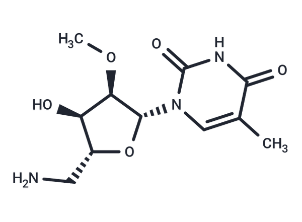 5'-Amino-5'-deoxy-2'-O-methyl-5-methyluridine – Figure 1 of 1