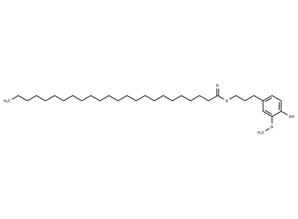 3-(4-Hydroxy-3-methoxyphenyl)propyl tetracosanoate – Figure 1 of 1