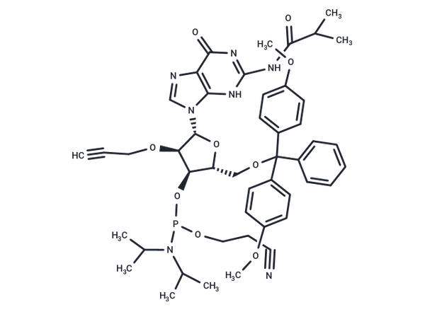 2'-O-Propargyl G(iBu)-3'-phosphoramidite – Figure 1 of 1