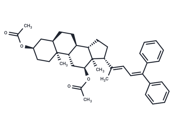 D20,23-3a,12a-diacetoxy-24,24-diphenylcholadiene – Figure 1 of 1
