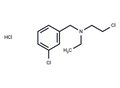 Benzylamine, m-chloro-N-(2-chloroethyl)-N-ethyl-, hydrochloride – Figure 1 of 1