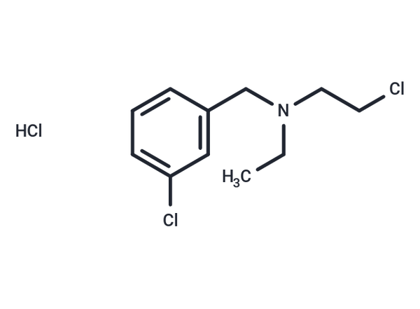 Benzylamine, m-chloro-N-(2-chloroethyl)-N-ethyl-, hydrochloride – Figure 1 of 1