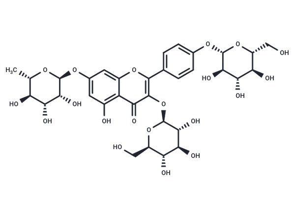 Kaempferol 3,4'-diglucoside 7-rhamnoside – Figure 1 of 1