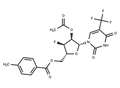 2'-O-Acetyl-5'-O-(p-toluoyl)-3'-deoxy-3'-fluoro-5-trifluoromethyluridine – Figure 1 of 1
