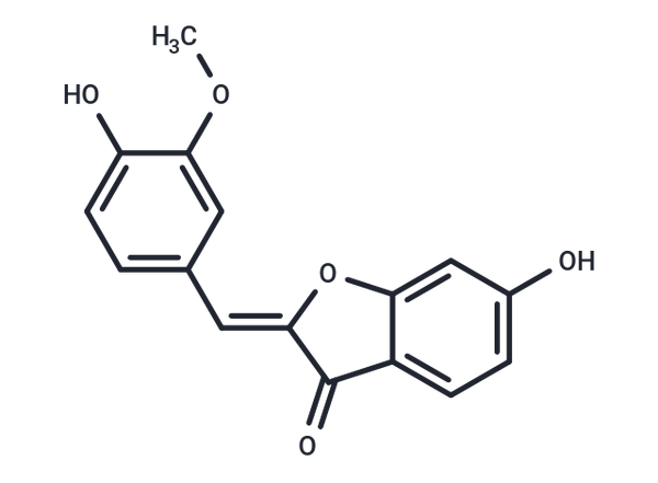 4',6-Dihydroxy-3'-methoxyaurone – Figure 1 of 1