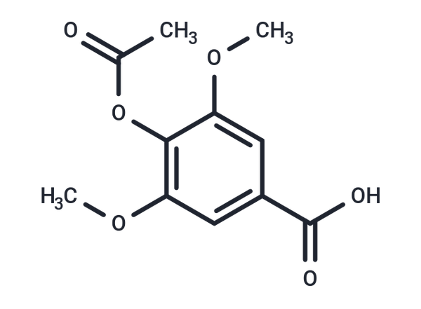 4-Acetoxy-3,5-dimethoxybenzoic acid – Figure 1 of 1