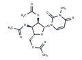 2',3',5'-Tri-O-acetyl-N3-methyluridine – Figure 1 of 1