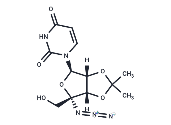 2',3'-O-Isopropylidene-4'-alpha-azido-uridine – Figure 1 of 1