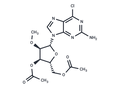 3',5'-Di-O-acetyl-2'-O-methyl-6-chloro-2-aminopurine riboside – Figure 1 of 1