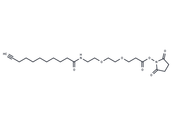 Propargyl-C8-amido-PEG2-NHS ester – Figure 1 of 1