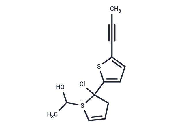 2-Chloro-1-(5'-(prop-1-ynyl)-2,2'-bithiophen-5-yl)ethanol – Figure 1 of 1