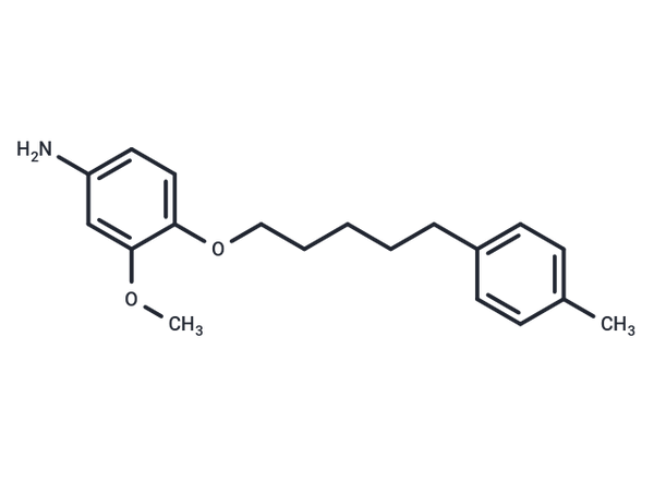 m-Anisidine, 4-((5-p-tolylpentyl)oxy)- – Figure 1 of 1