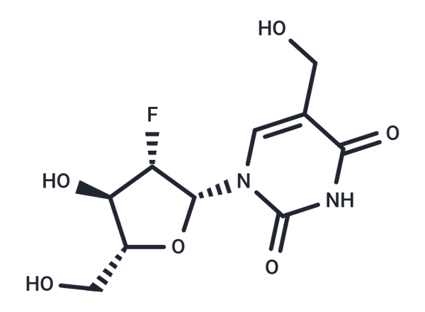 2'-Deoxy-2'-fluoro-5-hydroxymethyl   arabinouridine – Figure 1 of 1
