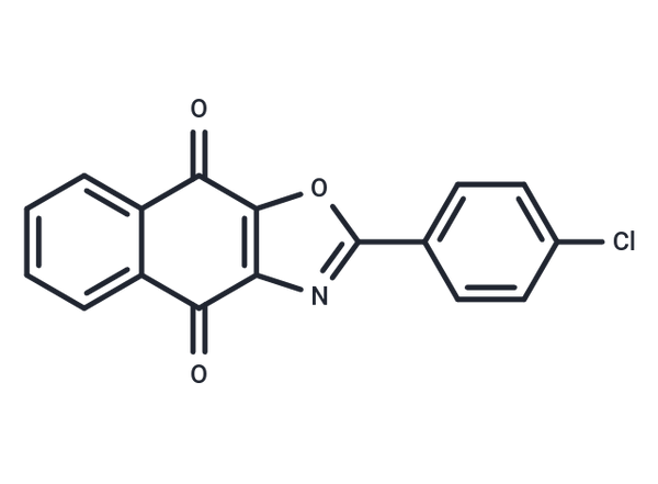 2-(4-Chlorophenyl)naphtho[2,3-d]oxazole-4,9-dione – Figure 1 of 1