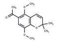 6-Acetyl-5.8-dimethoxy-2.2-dimethyl-2H-1-benzopyra – Figure 1 of 1