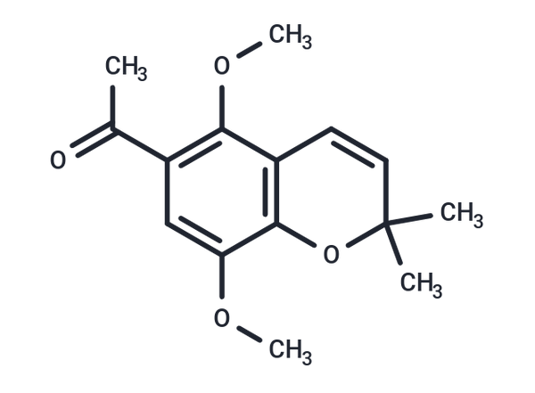 6-Acetyl-5.8-dimethoxy-2.2-dimethyl-2H-1-benzopyra – Figure 1 of 1