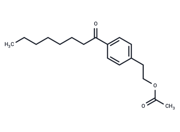 1-Octanone,1-[4-[2-(acetyloxy)ethyl]phenyl] – Figure 1 of 1
