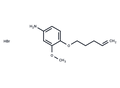 m-Anisidine, 4-(4-pentenyloxy)-, hydrobromide – Figure 1 of 1